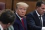 Former US president Donald Trump appears in court at the Manhattan Criminal Court in New York on April 4, 2023. - Former US president Donald Trump arrived for a historic court appearance in New York on Tuesday, facing criminal charges that threaten to upend the 2024 White House race. (Photo by Seth WENIG / POOL / AFP)<!-- NICAID(15394215) -->