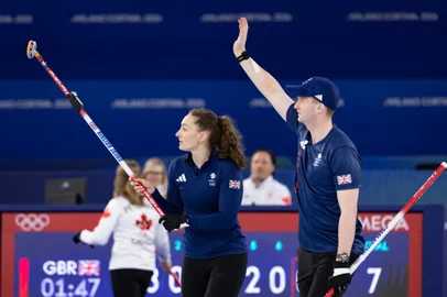 Jennifer Dodds e Bruce Mouat, curling