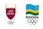 Catar e Ruanda, comitês olímpicos