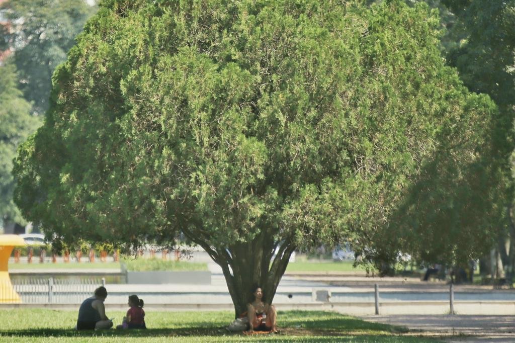 Com m&aacute;xima de 39&deg;C, Porto Alegre registra movimento discreto nas ruas e parques