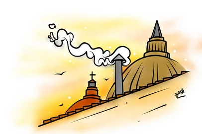 Ilustração de Fábio Panone Lopes para coluna da Tríssia<!-- NICAID(16034286) -->