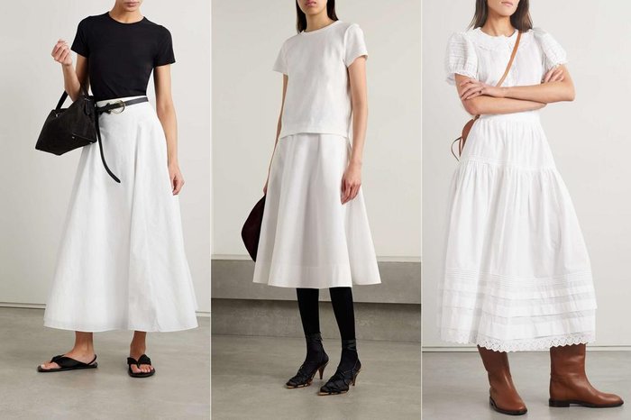 Net-a-porter e Another Tomorrow / Net-a-porter e Khaite / Net-a-porter e DÔEN / Divulgação
