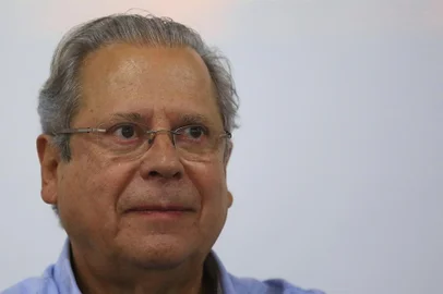 PORTO ALEGRE, RS, BRASIL, 21-11-2018: O ex-ministro da Casa Civil José Dirceu durante lançamento de autobiografia na sede da Fetrafi, na região central de Porto Alegre. (Foto: Mateus Bruxel / Agência RBS)<!-- NICAID(13841744) -->