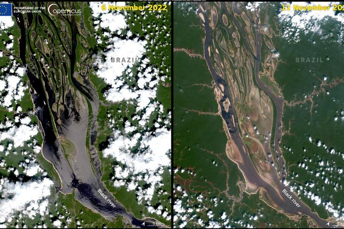 @CopernicusEU / Twitter / Reprodução