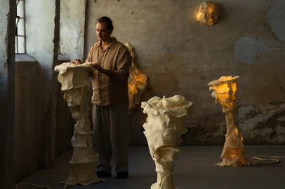 Obras da exposição "Terra Entre: Camadas de uma paisagem de fronteira", do artista gaúcho Tiago Braga.<!-- NICAID(16362730) -->