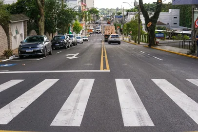 Revitalização da Rua Barão do Rio Branco, em Farroupilha, provoca alterações no trânsito<!-- NICAID(16226363) -->