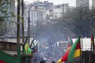 BALANCO DO ACAMPAMENTO FARROUPILHAPORTO ALEGRE, RS, BRASIL, 21-09-2025: Movimentacao nos piquetes montados no Parque Mauricio Sirotsky Sobrinho, Harmonia, no ultimo dia do Acampamento Farroupilha 2025. Foto: Mateus Bruxel/Agencia RBSIndexador: MATEUS BRUXEL<!-- NICAID(16129552) -->