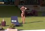 Beatriz volta a customizar roupa com cascas de frutas e recebe punição gravíssima no "BBB 24"; veja o vídeo