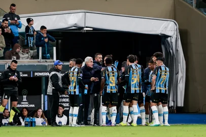 PORTO ALEGRE, RS, BRASIL, 20-05-2026: Grêmio vs Palestino, na Arena, pela Copa Sul-Americana 2026. Foto: Duda Fortes/Agência RBS<!-- NICAID(16289824) -->