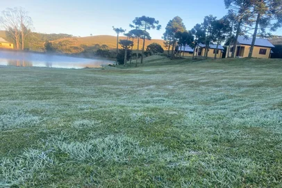 Vacaria registra 3,1ºC, a menor temperatura do RS nesta quarta; São José dos Ausentes e Bom Jesus amanhecem com geada.<!-- NICAID(16027252) -->