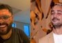 Eduardo Sterblitch e Paulo Vieira se emocionam com homenagens no "Domingão com Huck"