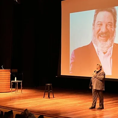 Mario Sergio Cortella palestra em Caxias do Sul, no UCS Teatro, nesta quinta-feira, dia 29 de junho.<!-- NICAID(15470038) -->