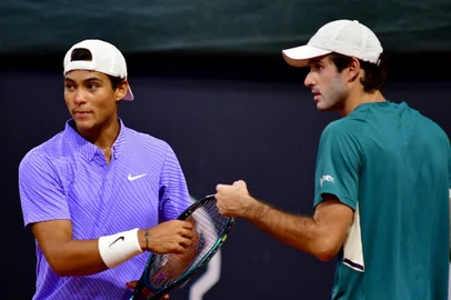 Guto Miguel, Gustavo Heide, tênis