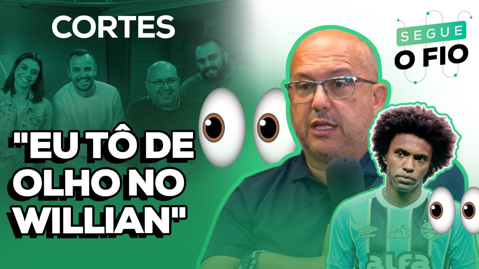 CCD n&atilde;o gostou da postura do Willian