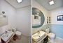 Transforme o seu lavabo com duas cores e poucos detalhes