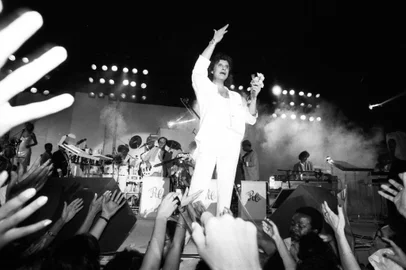 Show de Roberto Carlos, no Gigantinho, em Porto Alegre, em dezembro de 1988.#Envelope: 75449<!-- NICAID(12108359) -->