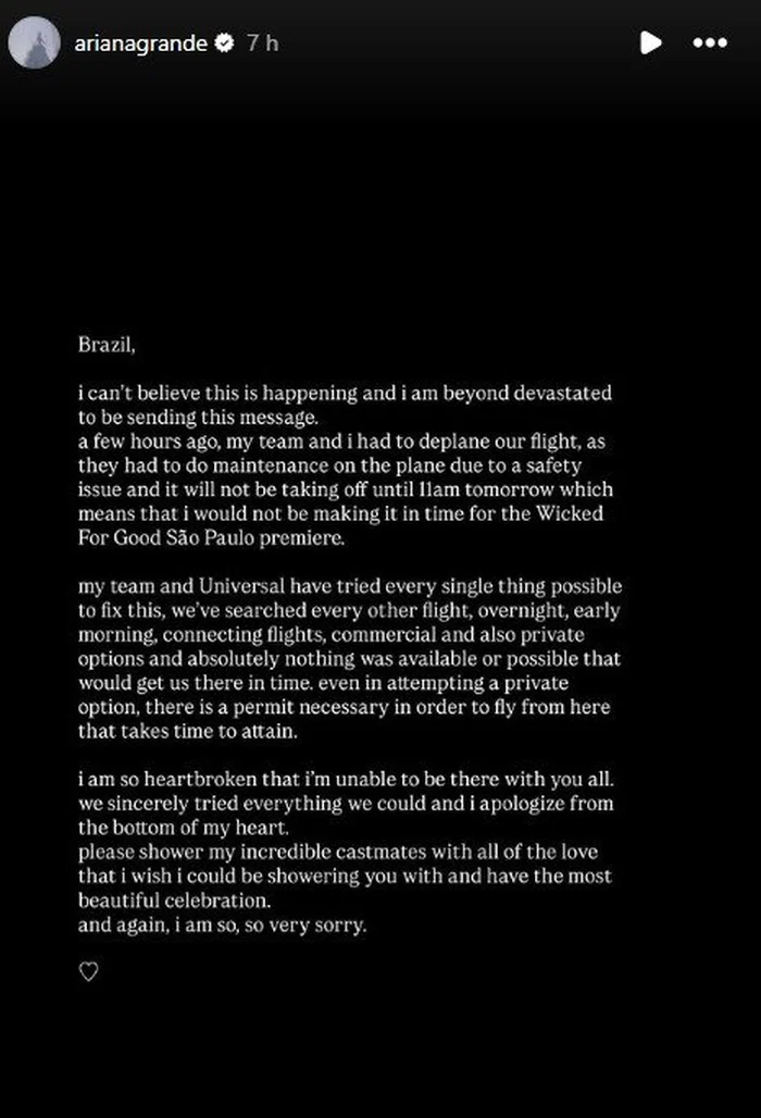 Instagram: @ArianaGrande / Reprodução