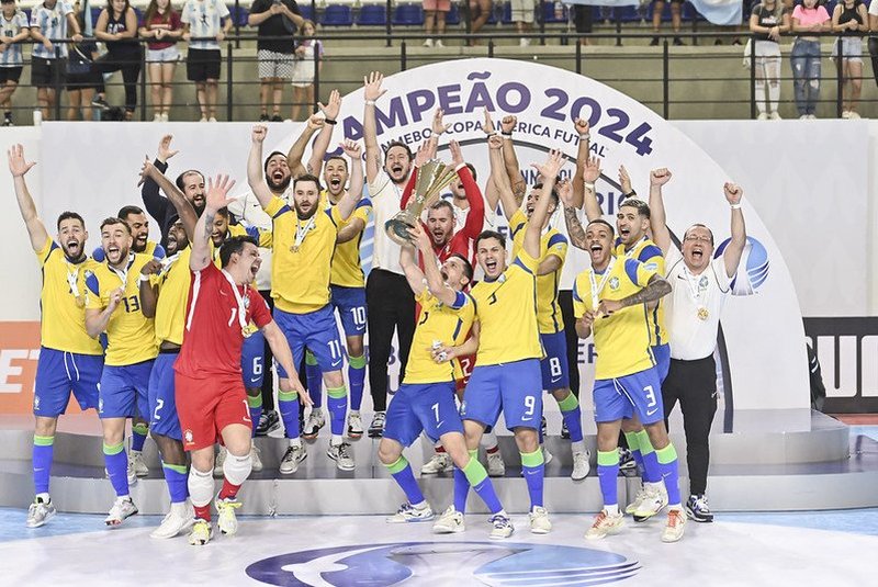 Brasil conquista a Copa América de Futsal