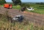 Homem morre em acidente com três veículos na RS-324, em Três Palmeiras