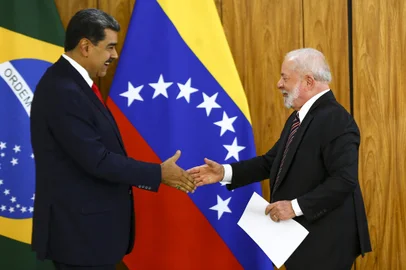 BrasÃ­lia (DF), 29/05/2023 - O presidente Luiz InÃ¡cio Lula da Silva recebe o presidente da Venezuela, NicolÃ¡s Maduro, no PalÃ¡cio do Planalto. Foto: Marcelo Camargo/AgÃªncia BrasilBrasília (DF), 29/05/2023 - O presidente Luiz Inácio Lula da Silva recebe o presidente da Venezuela, Nicolás Maduro, no Palácio do Planalto. Foto: Marcelo Camargo/Agência Brasil/DivulgaçãoLocal: BrasÃ­liaIndexador: Marcelo Camargo/AgÃªncia BrasilFonte: AgÃªncia Brasil/Empresa Brasil dFotógrafo: Reporter Fotografico<!-- NICAID(15441405) -->