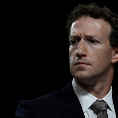 (FILES) Mark Zuckerberg, CEO of Meta, looks on during the US Senate Judiciary Committee hearing "Big Tech and the Online Child Sexual Exploitation Crisis" in Washington, DC, on January 31, 2024. Social media juggernaut Meta stands trial on April 14, 2025, facing serious US government allegations that it abused its market power to acquire Instagram and WhatsApp before they could become competitors. By moving forward, the trial in a Washington federal court dashes the hopes of Meta boss Mark Zuckerberg that the return of Donald Trump to the White House would see the government let up on the enforcement of antitrust law against Big Tech. (Photo by ANDREW CABALLERO-REYNOLDS / AFP)<!-- NICAID(16018768) -->