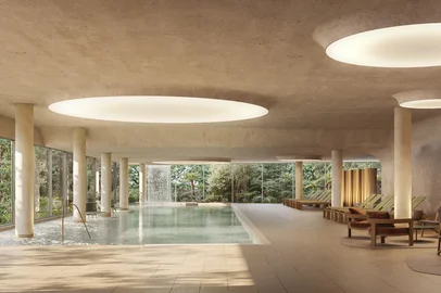 W Gramado / Divulgação Wellness Centre do W Gramado. Na foto, a piscina do hotel. As imagens são conceituais e estão sujeitas a alterações conforme necessário para seguir os padrões da marca Marriott International e W<!-- NICAID(16166432) -->