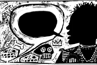 Ilustração para quadro do esporte que destaca pessoas negras. Nossa Voz. VERSÃO PARA GZH E REDES<!-- NICAID(14934639) -->