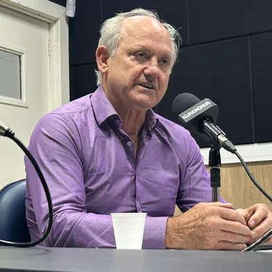 Novo secretário de Esportes e Lazer de Caxias do Sul, vereador Olmir Cadore, participa do Show dos Esportes da Gaúcha Serra.<!-- NICAID(15946477) -->