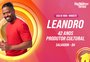 Quem é Leandro, produtor cultural e candidato a participante do "BBB 26"