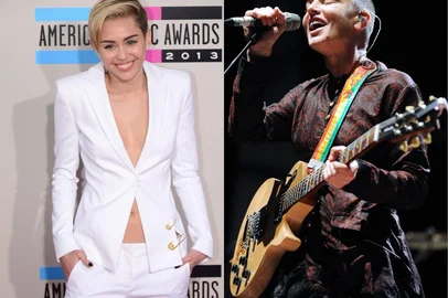 Miley Cyrus relembra desavença com Sinéad O'Connor<!-- NICAID(15523091) -->