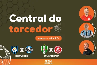 Central do Torcedor - Huachipato x Grêmio e Real Tomayapo x Inter