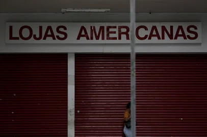 Porto Alegre, RS, Brasil, 18-01-2023: Fachada das Lojas Americanas no Centro. A empresa teve rombo contábil de bilhões de reais e avalia recuperação judicial. Foto: Mateus Bruxel / Agência RBSIndexador: Mateus Bruxel<!-- NICAID(15324588) -->