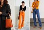 Laranja é a cor do momento! Confira como usar o tom nos looks de outono