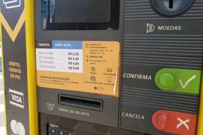 Estacionamento rotativo fica mais caro a partir desta terça-feira em Caxias do Sul<!-- NICAID(15416789) -->
