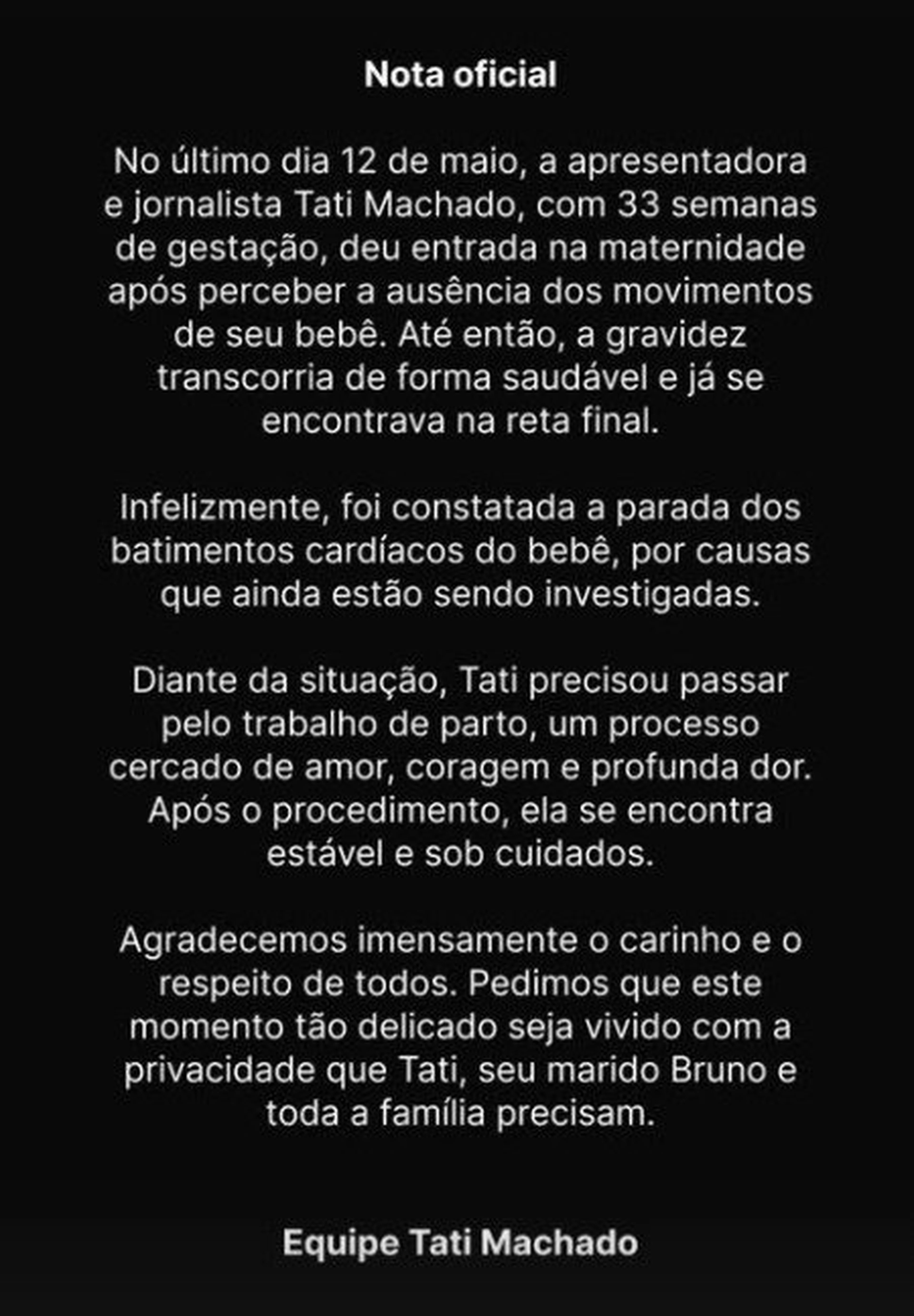 Instagram / @tati/Reprodução