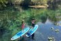 Silver Springs Park, uma das atrações da cidade de Ocala, nos Estados Unidos. O local que preserva um conjunto de fontes naturais e lagos de água cristalina.<!-- NICAID(15560826) -->