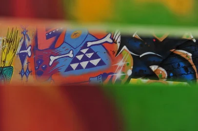 Oficina Compacto.Art de grafite. Atividade do Macondo Circus 2012<!-- NICAID(8808820) -->