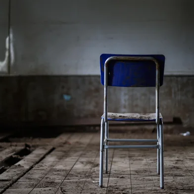 ROCA SALES, RS, BRASIL - 2024.10.01 - Matéria sobre evasão escolar pós enchente. Na foto: Escola Estadual Padre Fernando foi severamente atingida e as aulas estão acontecendo em local alugado pela prefeitura. (Foto: André Ávila/ Agência RBS)Indexador: Andre Avila<!-- NICAID(15885460) -->