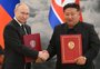 Rússia e Coreia do Norte assinam acordo de defesa e Kim expressa apoio à guerra contra a Ucrânia
