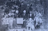 Pierre François Alphonse Mabilde (senhor) e família. Belga que viveu no RS.<!-- NICAID(16243490) -->