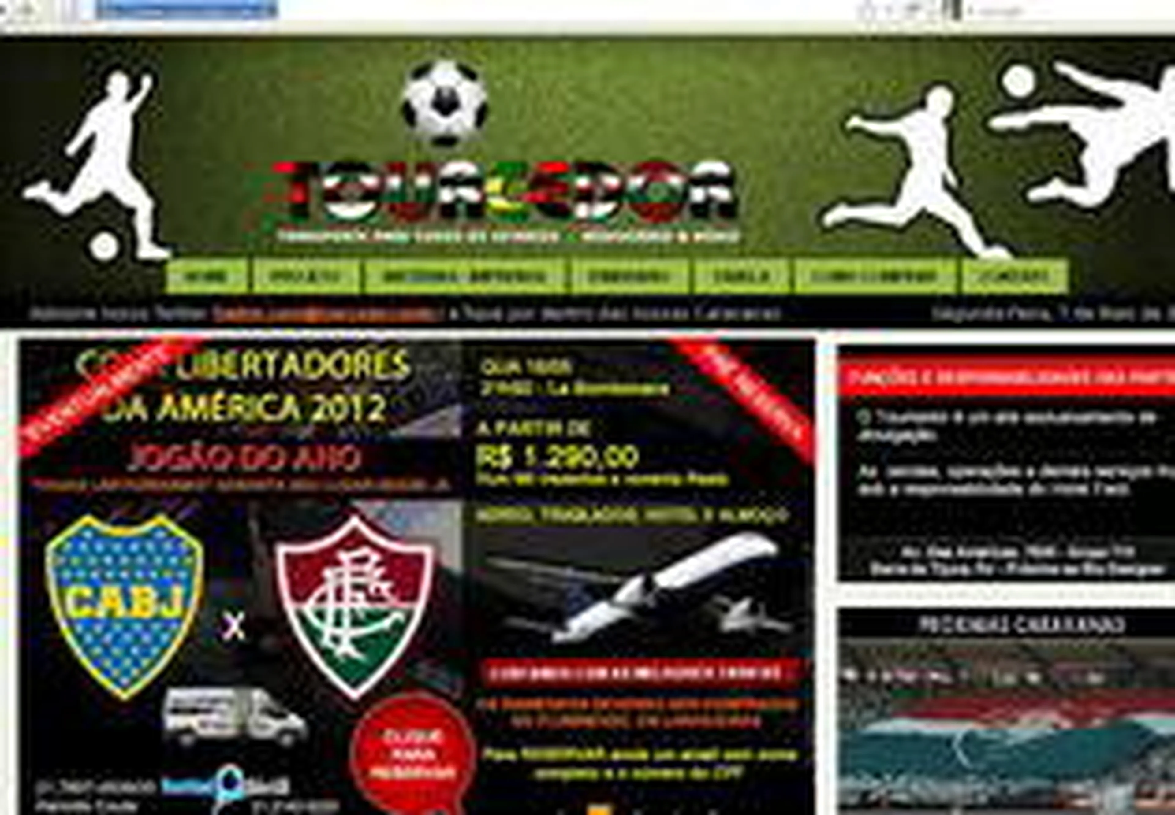 Reprodução/Site Tourcedor