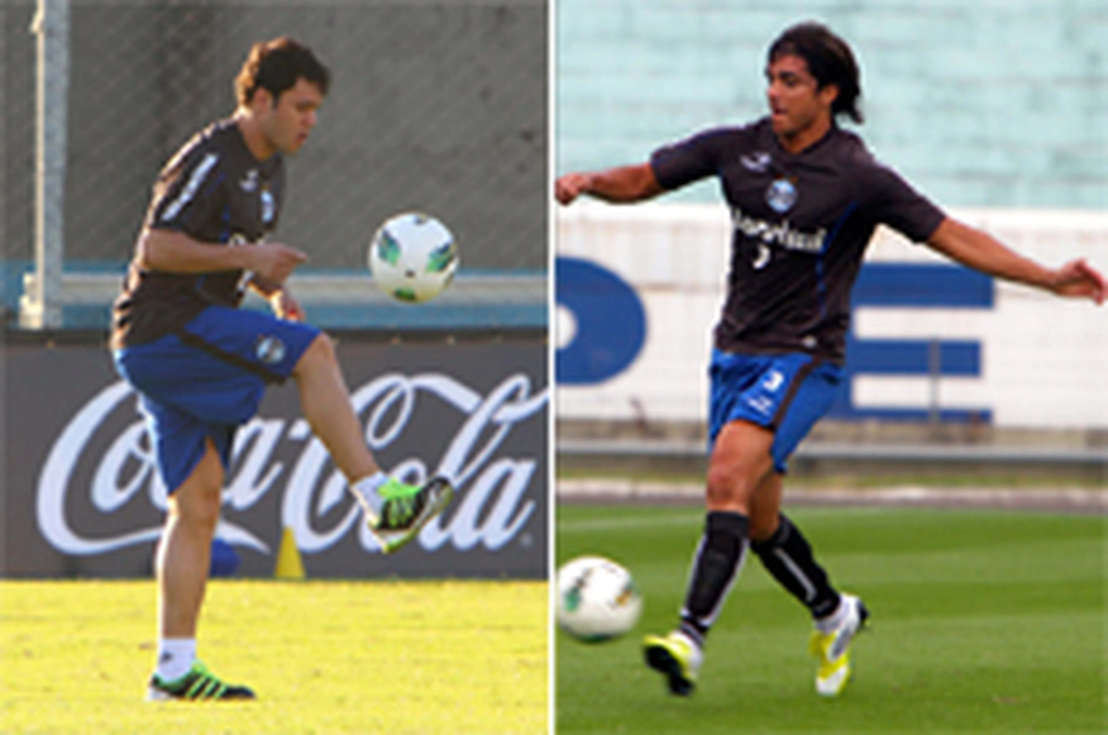 Montagem sobre fotos de Lucas Uebel, Gremio.net/null