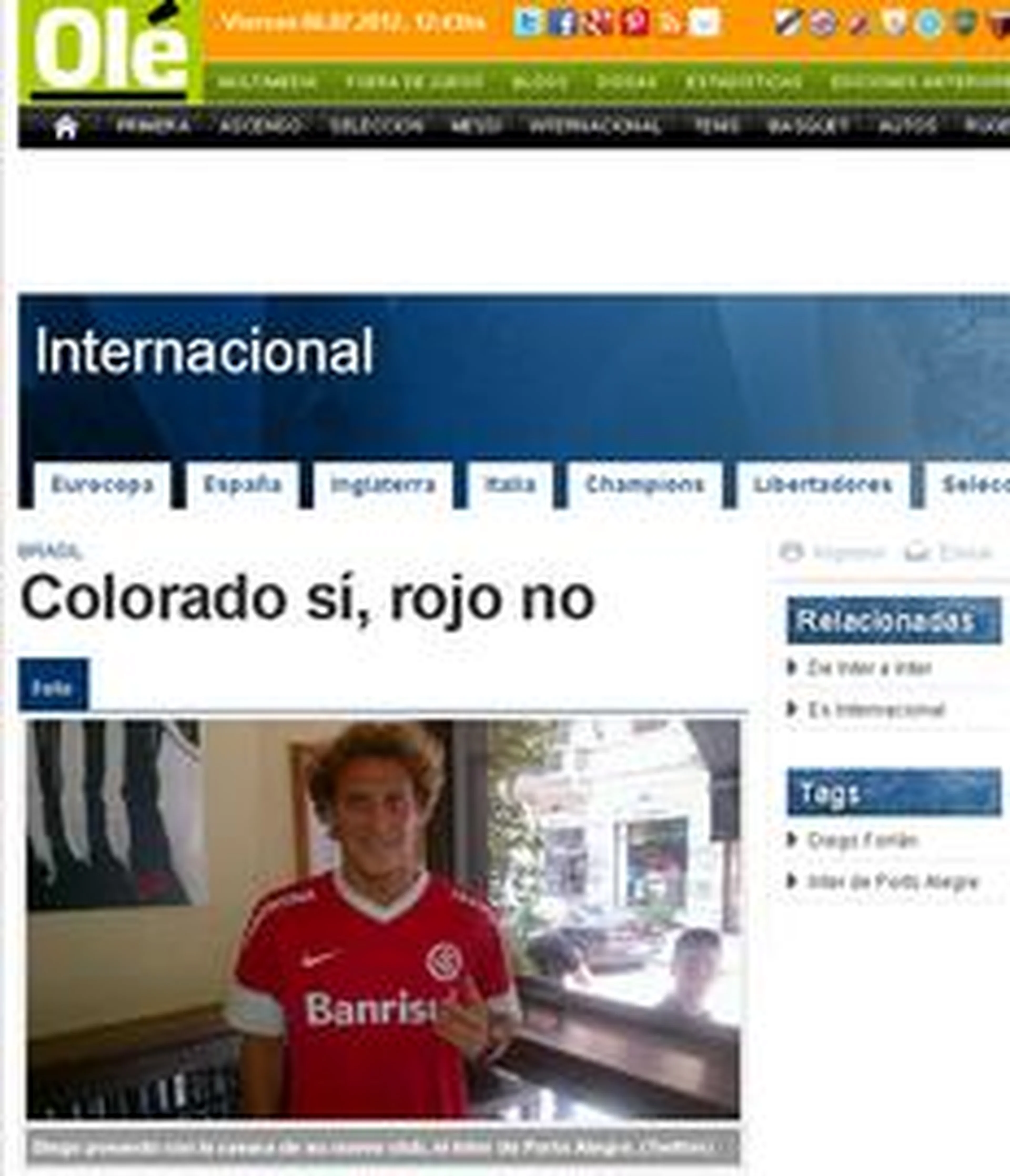 Olé.com/Reprodução
