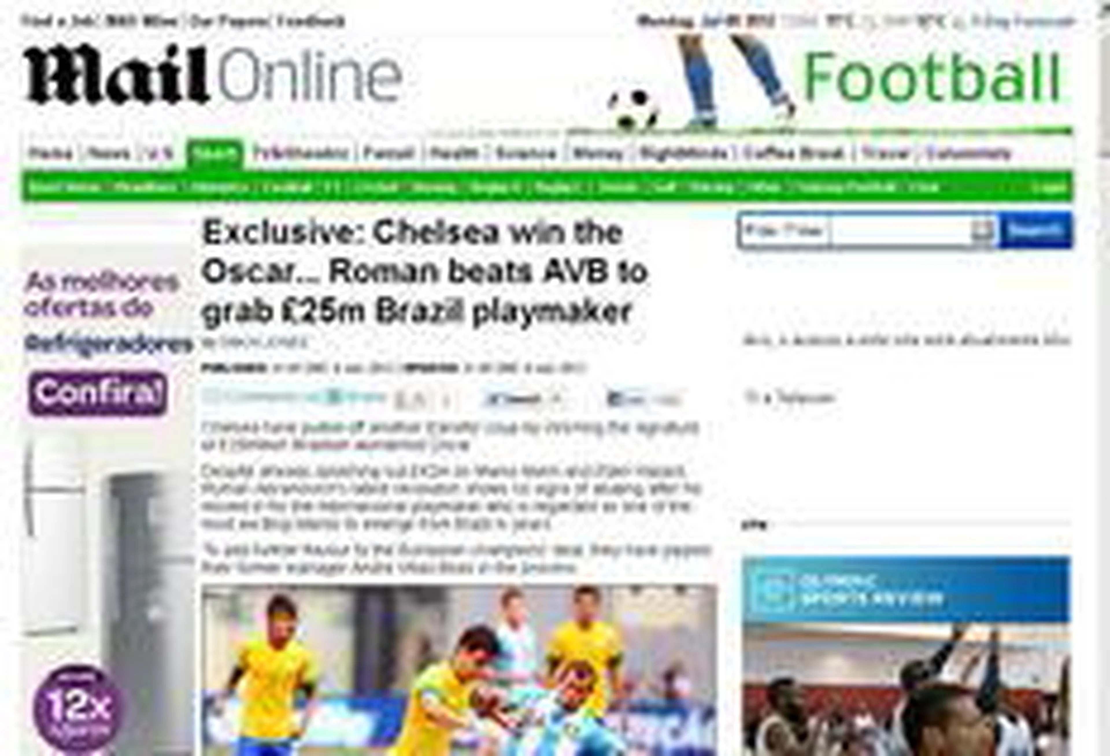 dailymail.co.uk/Reprodução