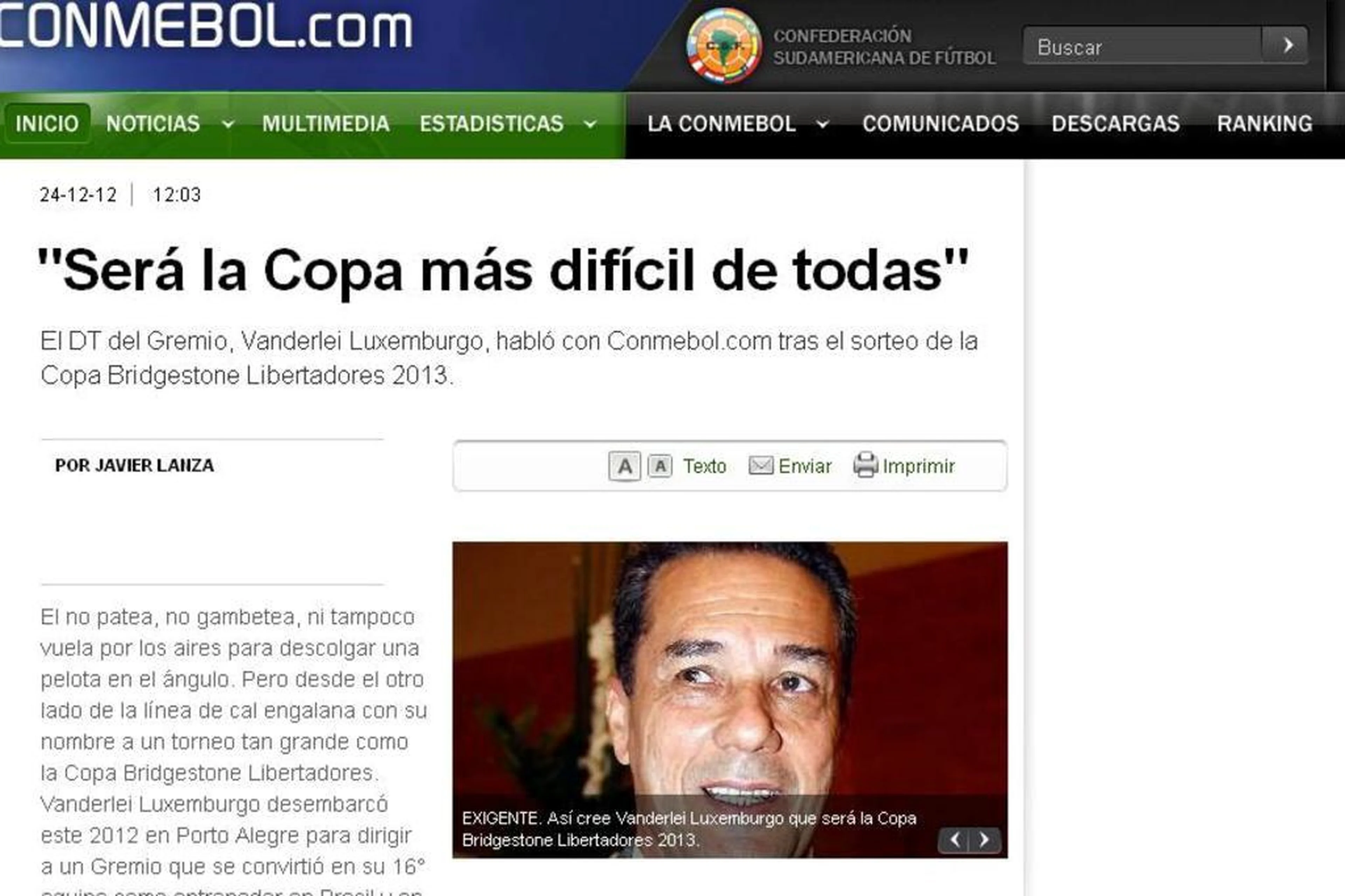 Reprodução/Conmebol