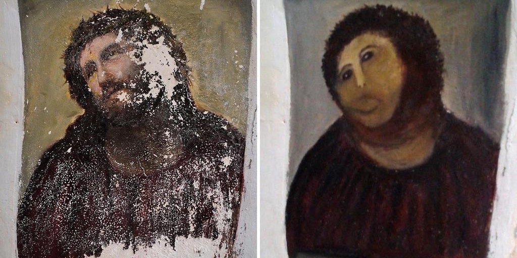 Idosa que desfigurou imagem de Jesus receberá lucros gerados pela obra | GZH