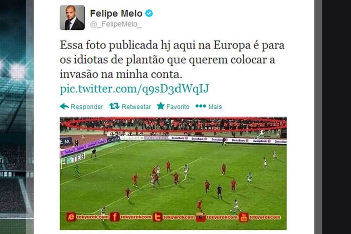Falta de fair play e Felipe Melo causam batalha campal na Turquia -  Superesportes