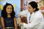  PORTO ALEGRE , RS , BRASIL , 10-03-2014 - Começa vacinação contra o HPV nas escolas do RS .Meninas entre 11 e 13 anos devem ser imunizadas em um mês
