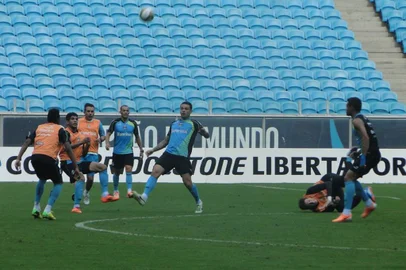 treino grêmio - arena - fechado - edinho