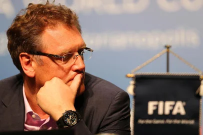  

COSTÃO DO SANTINHO, FLORIANÓPOLIS, SC, BRASIL - 18/02/2014 - Congresso Técnico da FIFA - Coletiva de Jérôme Valcke - Foto: CRISTIANO ESTRELA / AGÊNCIA RBS